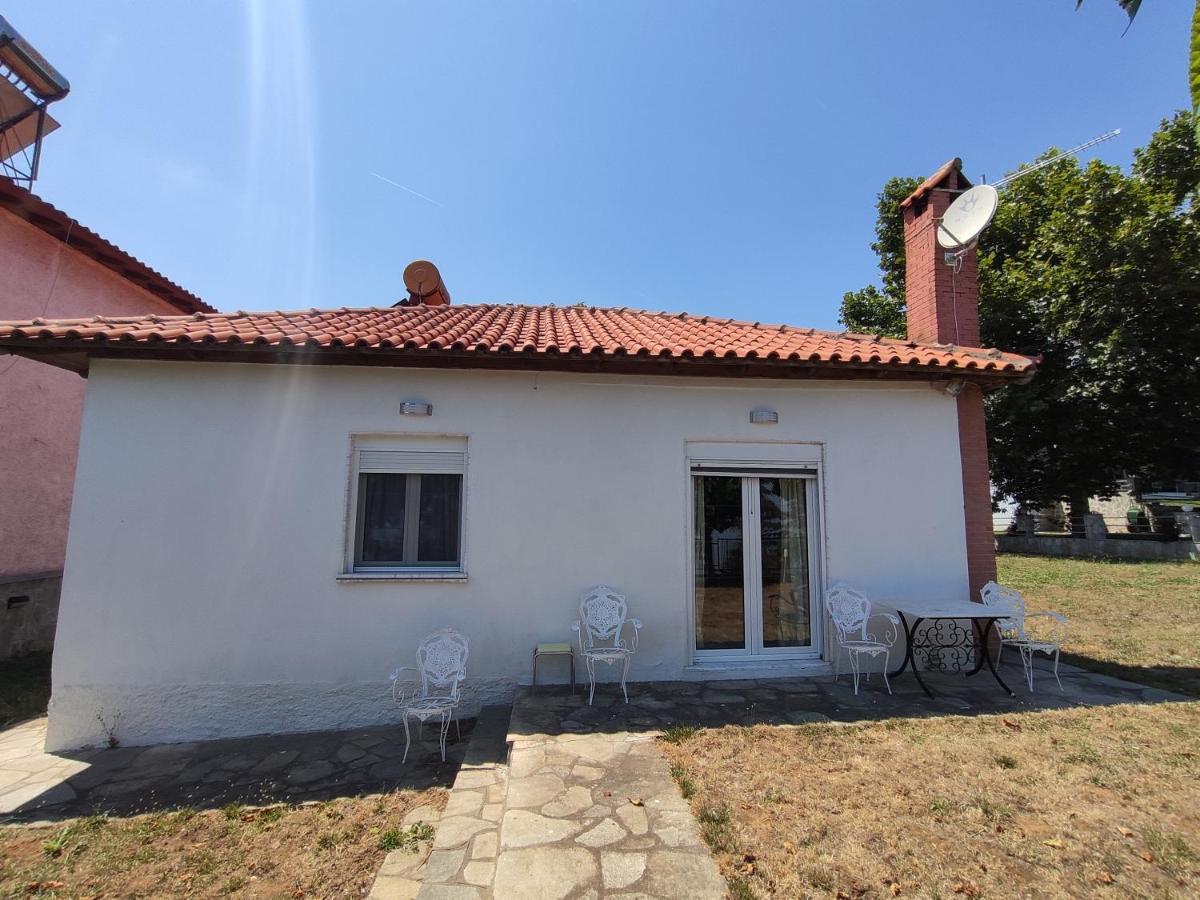 White Clam Vintage House With Sea View & Garden Villa Makríjalosz Kültér fotó