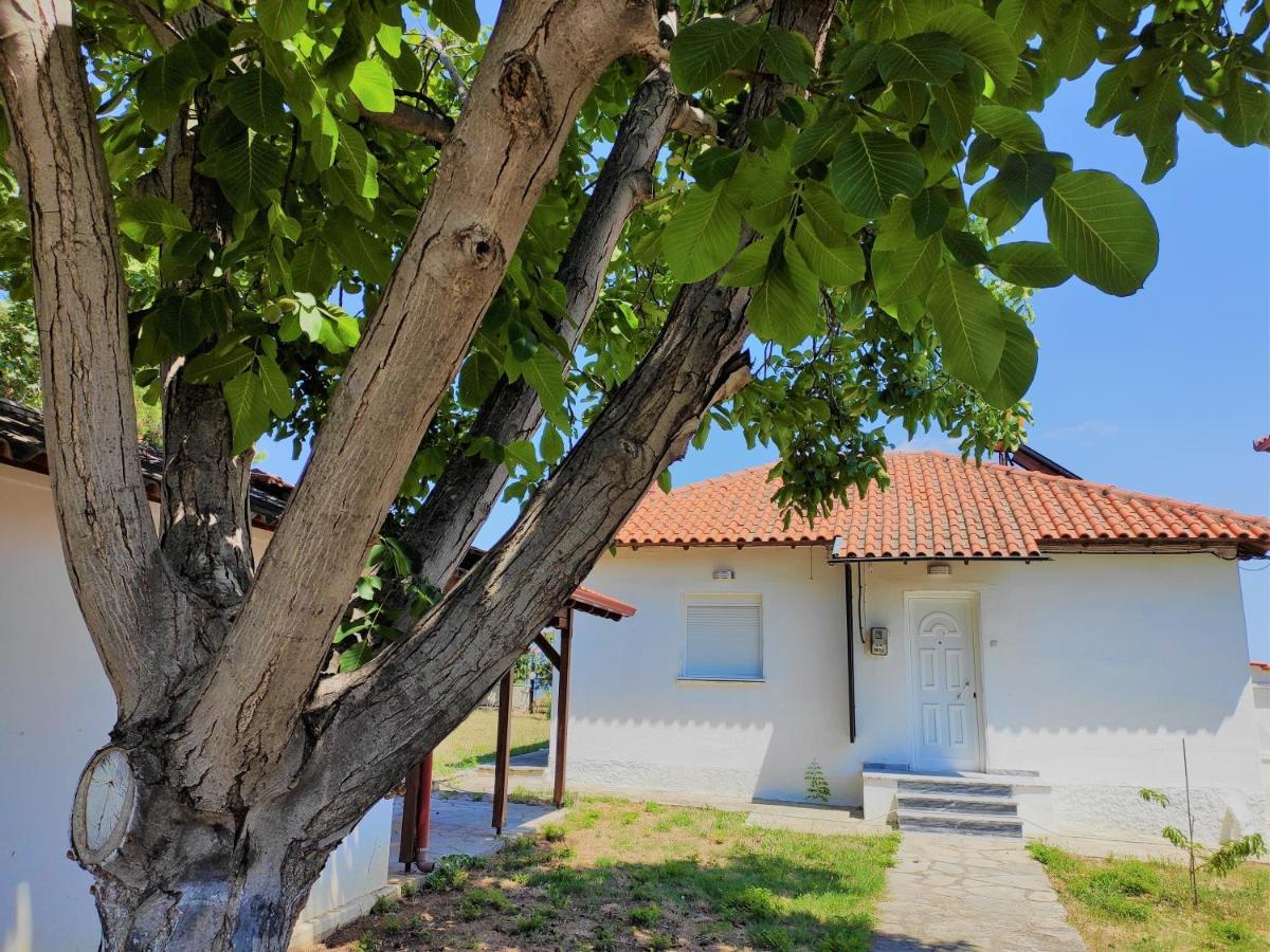 White Clam Vintage House With Sea View & Garden Villa Makríjalosz Kültér fotó